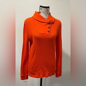 Ralph Lauren Vibrant Orange Knit Top